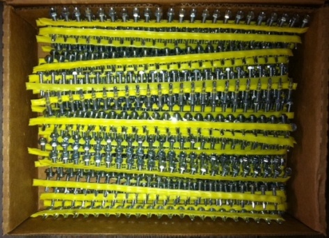 Screws,No.X1S1016, 5/16 HEX #10×1″,Approx.1500 screws per box(33)Boxes Available