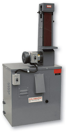 4″ KALAMAZOO No. S460V, 4″ x 60″ Belt, 4″ x 6″ Tbl., Dust Collector, 1 HP, New