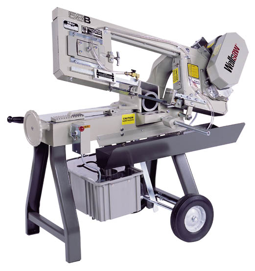 9" x 11" Wellsaw Horizontal Band Saw 58BW, Horiz/Vert, 9" Rounds, 1 Phase, New