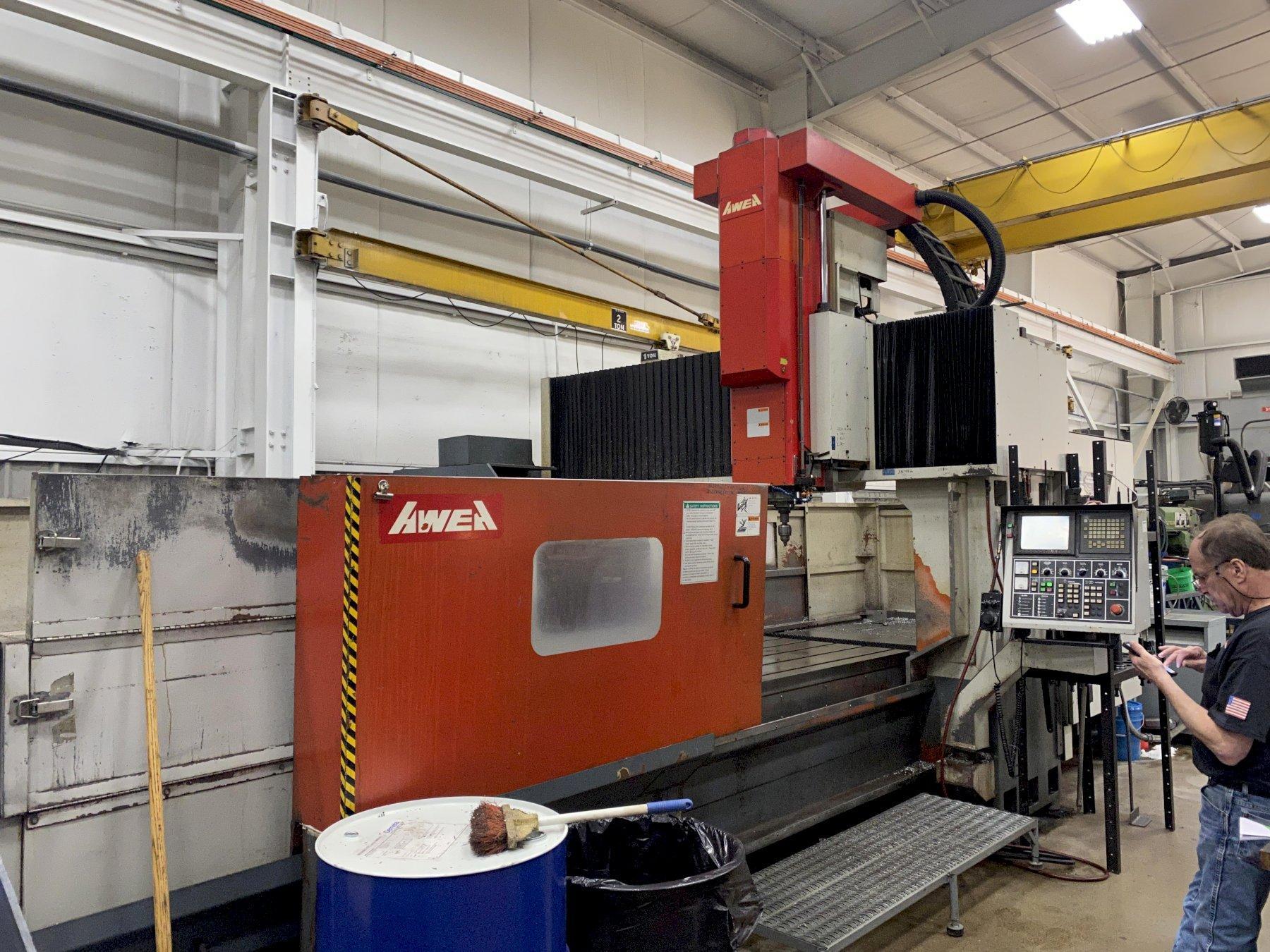 Awea LP-3021 CNC Gantry/Bridge Mill For Sale 2004