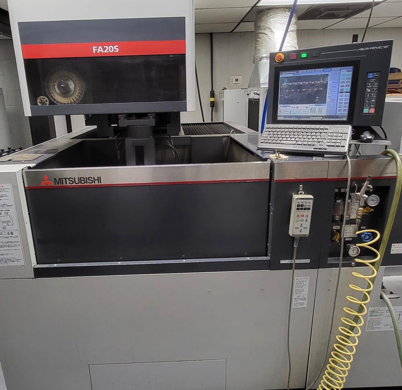 Mitsubishi FA20S Advance CNC Wire EDM, 2011 -Auto Wire Threading, 4-Sided Table, Wire Chopper