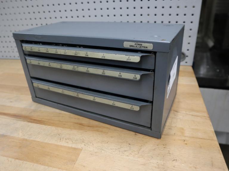 Huot Letter Drill Index 3 Drawer with Contentw- Auction Item