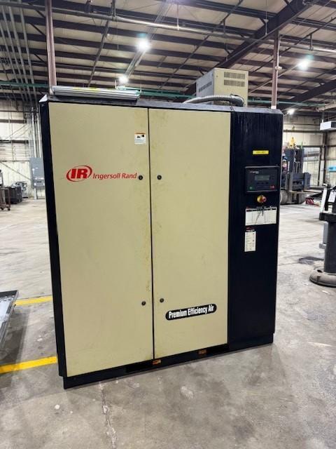 1 - PREOWNED INGERSOLL RAND AIR COMPRESSOR AND DRYER, MODEL #: IRN75H-CC, S/N: NV9179U11210