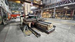 5" GIDDINGS & LEWIS 350-T TABLE TYPE HORIZONTAL BORING MILL