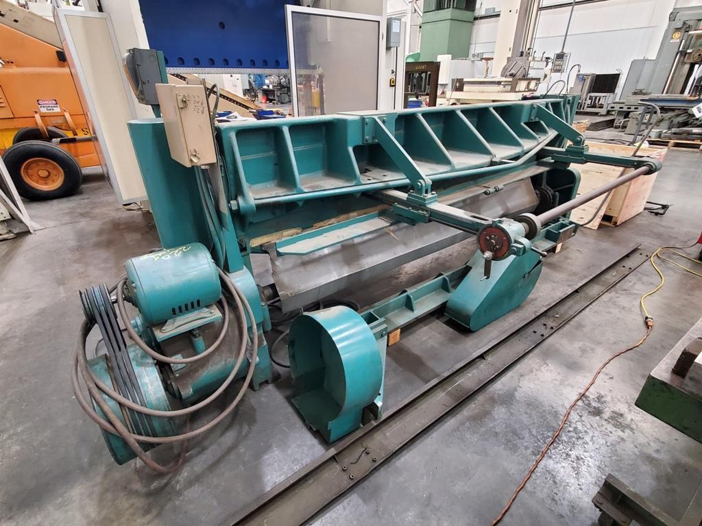 10' X 12 GAUGE WYSONG MODEL 1210 MECHANICAL SHEAR