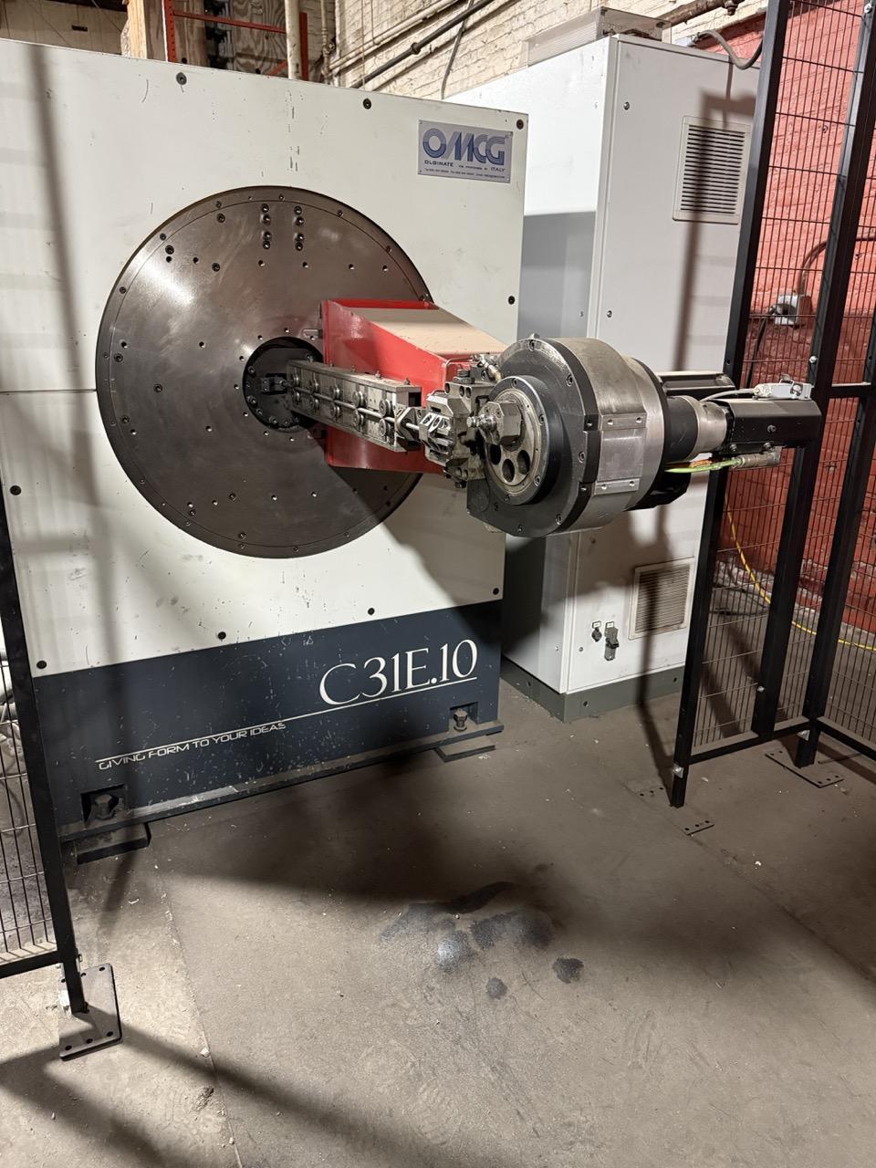OMCG 31 E10 CNC Wire Bending Machine, 2019 – Wire Straightener, Decoiler