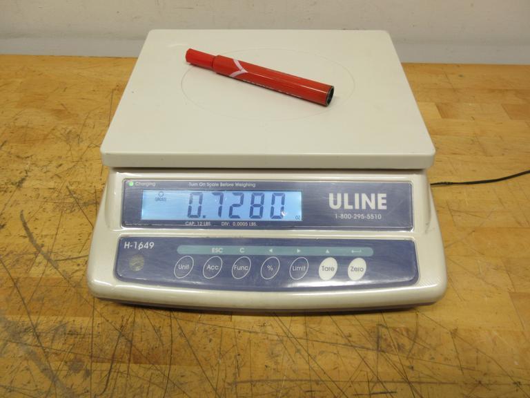 Uline H-1649 Easy-Count Scale - 12 lbs x .0005 lb, with AC Adapter Cord- Auction Item