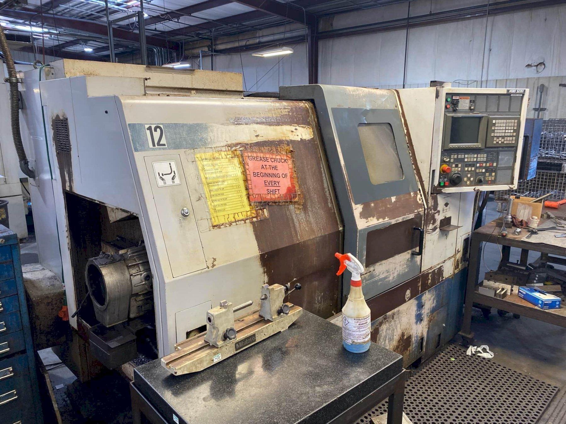 Mori Seiki SL-250B CNC Lathe, 1997 – Tailstock, Probe