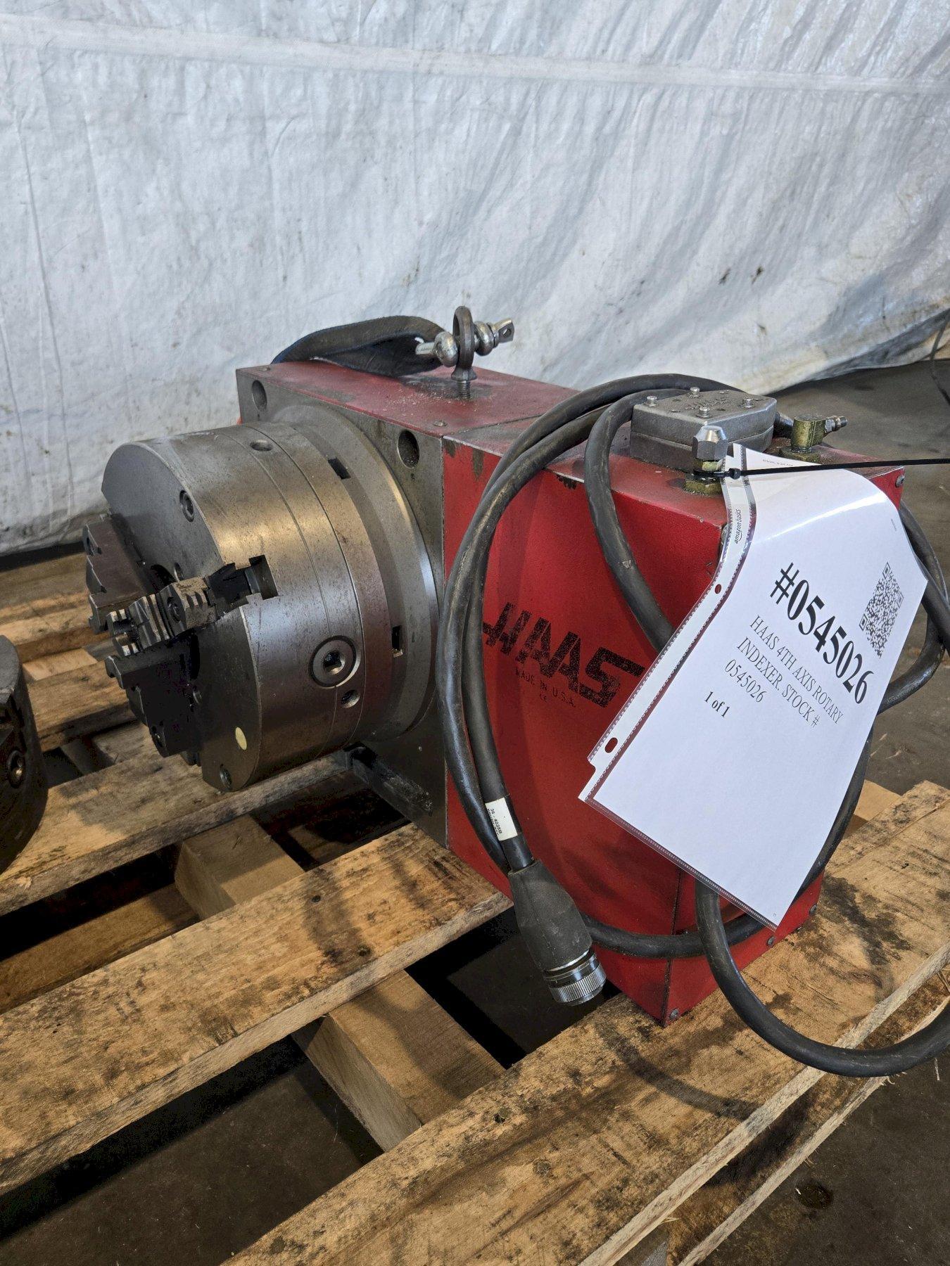 HAAS 4TH AXIS ROTARY INDEXER. STOCK # 0545026