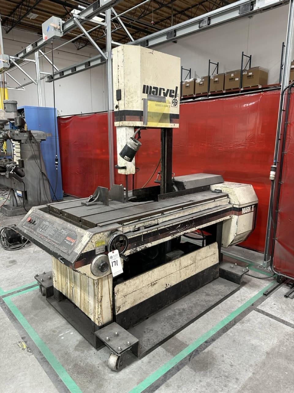 18″ X 22″ Marvel Series 8 Mark II Vertical Tilt-Frame Band Saw