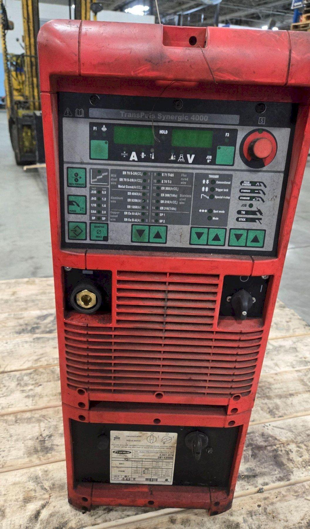 FRONIUS TRANSPULS SYNERGIC 4000 TPS/MW5000 4075100801WELDER  USED