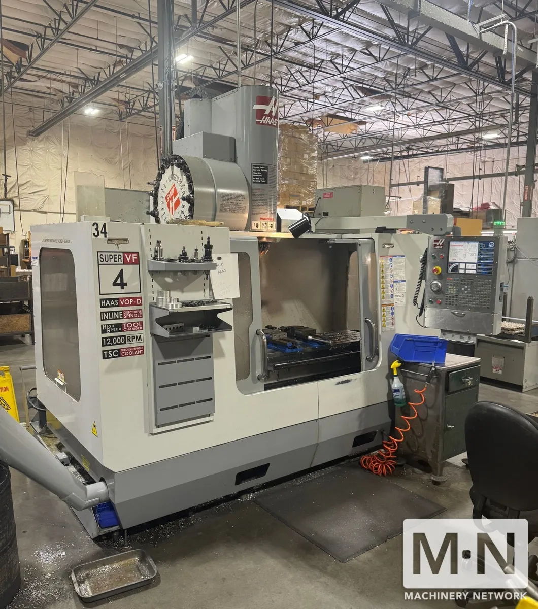 HAAS VF-4SS CNC Vertical Machining Center, 2007