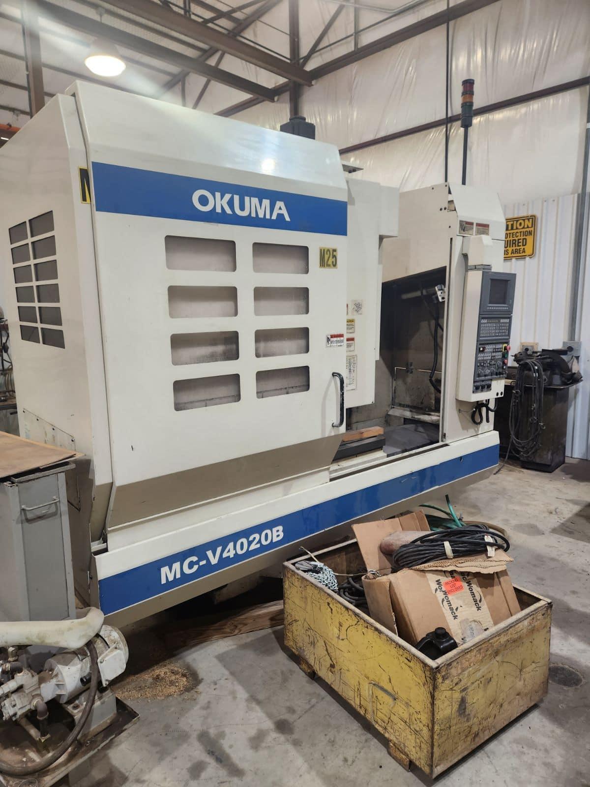 OKUMA MC-V4020 CNC VERTICAL MACHINING CENTER