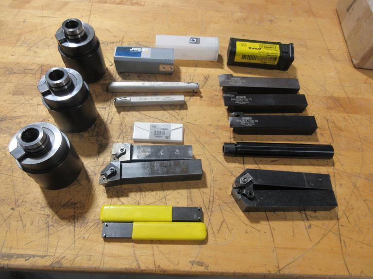 Lathe Turning Tool Holders - 1" Stick Tooling & Indexable Boring Bar - Sandvik  VariLock Holders- Auction Item