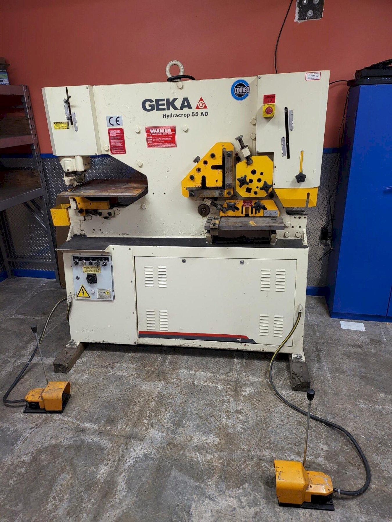 55 TON GEKA MODEL 55AD IRONWORKER