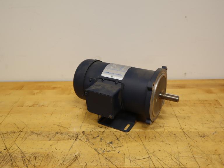 LEESON Permanent Magnet DC General Purpose Industrial Electric Motor 1/2 HP 042D17FK19B- Auction Item