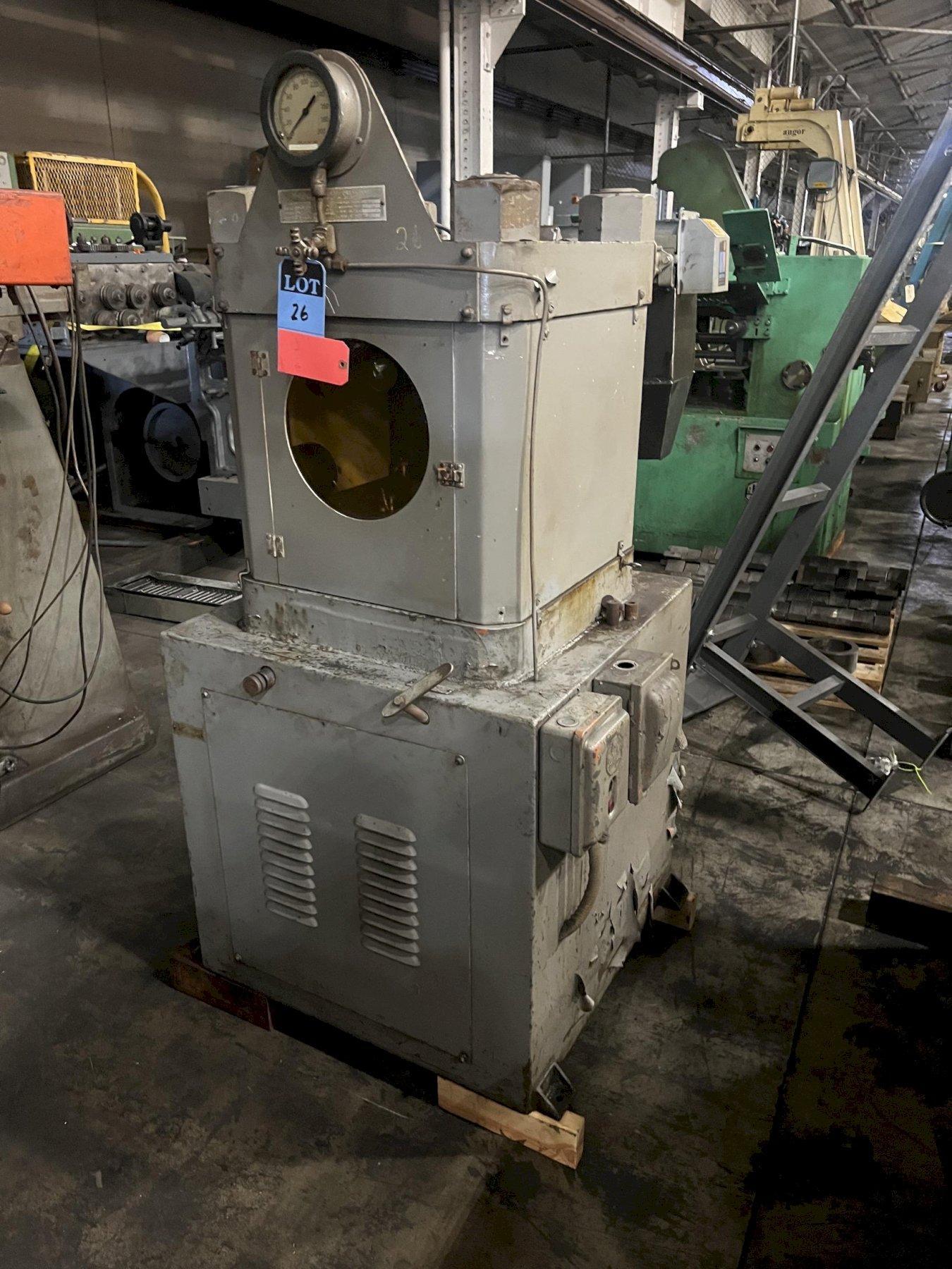 M&N Model 1A200 4 Post Hydraulic Hobbing press