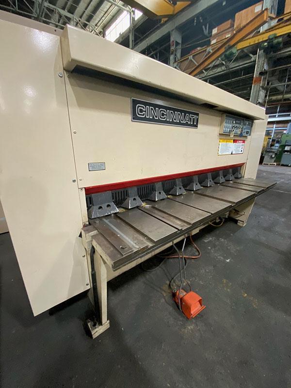1/4" x 8 ft. Cincinnati Hydraulic Shear Model 250HS8