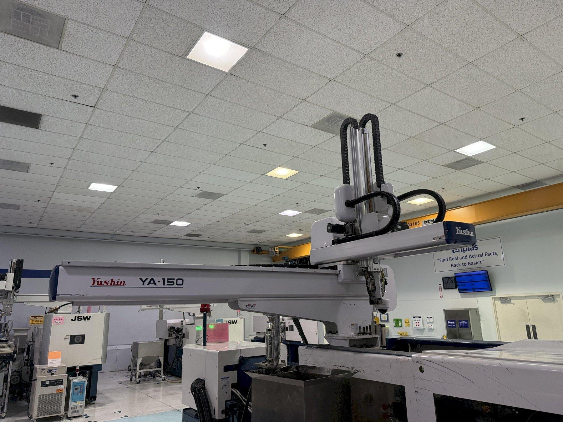Yushin Used YA-150DL Servo Robot, 100-225 ton, yr. 2010