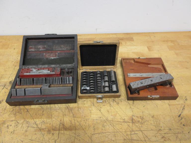 Hoke Gage Block Set, Ralmike 3/4" Round Gage Block Set, Brown & Sharpe 6" x 1" Sine Bar- Auction Item