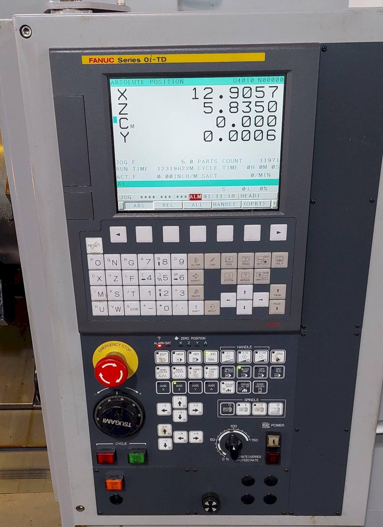 TSUGAMI M08SY CNC TURNING CENTER