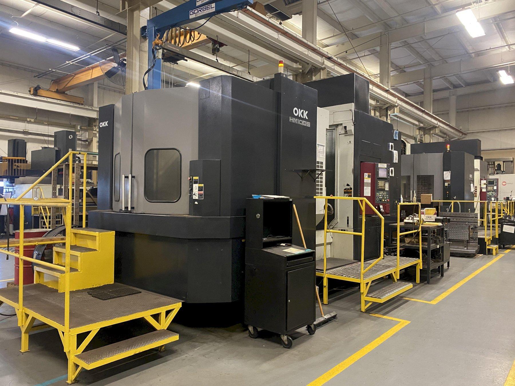 OKK HM100S CNC Horizontal Machining Center For Sale 2005