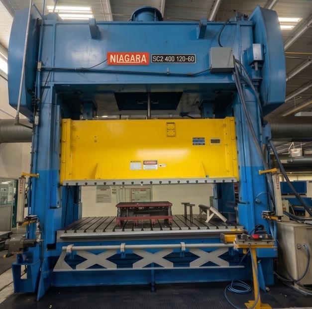 400 Ton  NIAGARA SC2-400 120-60 Double Crank Press