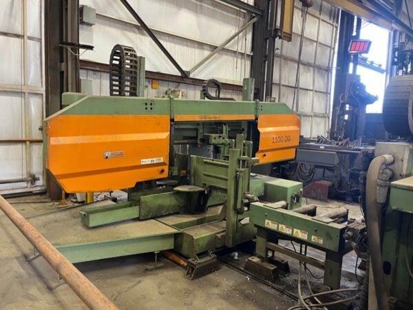 PEDDINGHAUS PCD-1100 BEAM DRILL LINE WITH 1100-510 DG MITER SAW