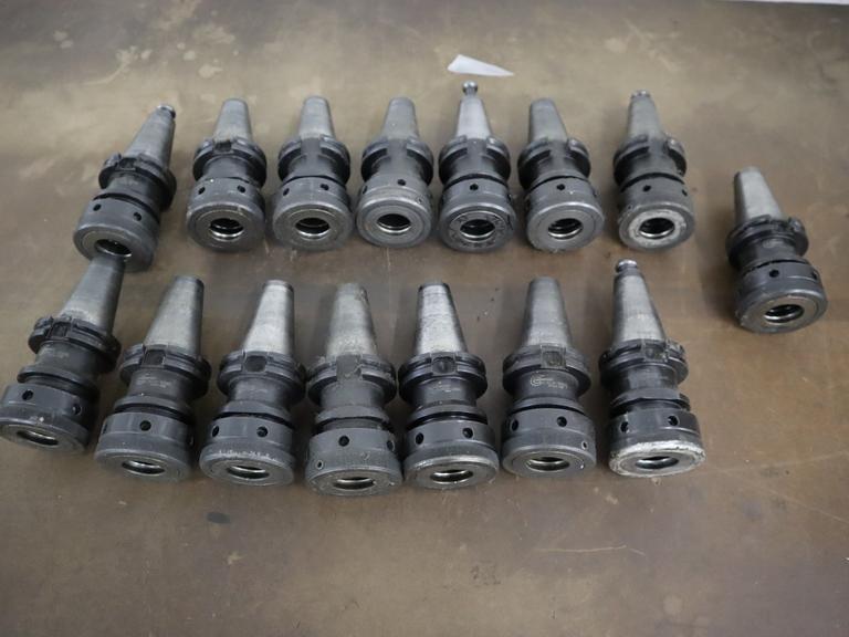 Command CAT40 C4C4-1000 TG-100 Collet Type Tool Holders (15pcs)- Auction Item