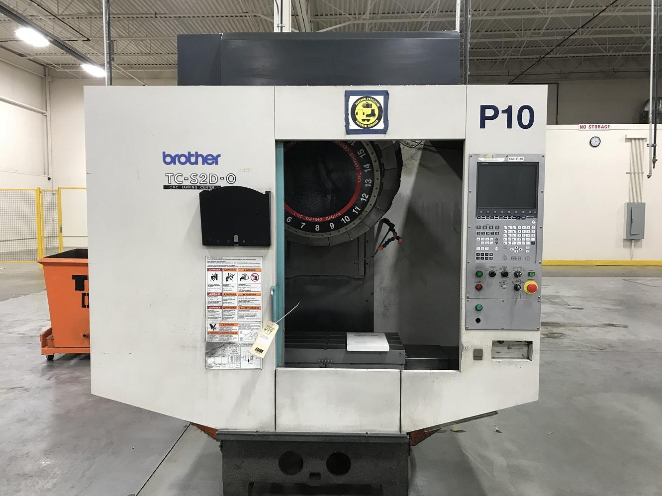 BROTHER TC S2D-O CNC DRILL AND TAPPING CENTER WITH ROTARY TABLE