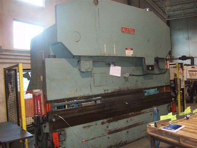 All Steel CNC Hydraulic Press Brake, 3 AXIS, 12′ X 230 Ton Capacity