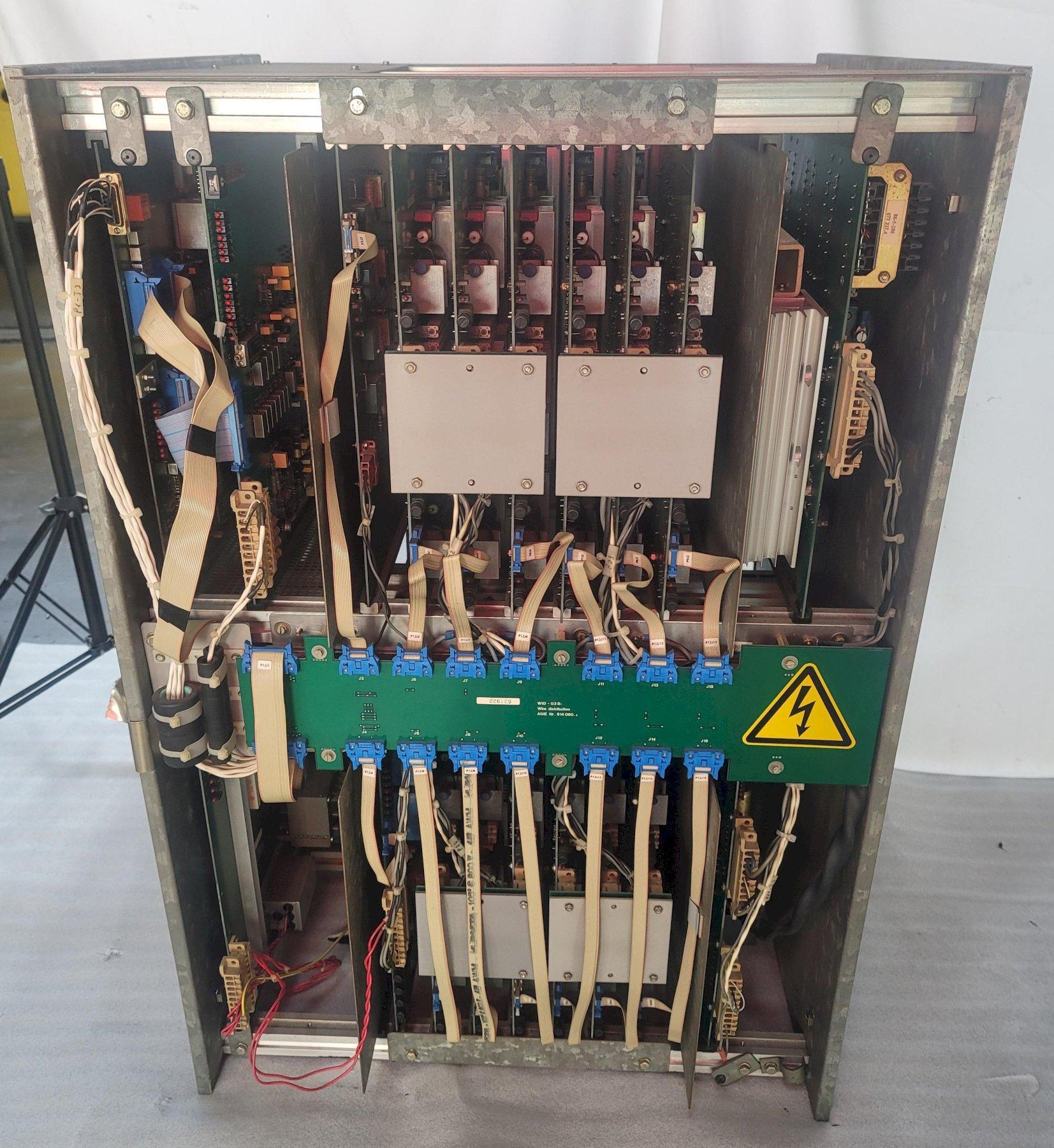 CONTROL UNIT WITH WID 03B1 WIRE DISTRIBUTION PANEL AGIE 614 060.2, Contains PMO-01A Power Module Output 613930.7