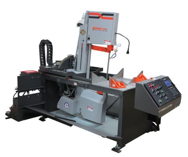 (1) NEW HEMSAW VERTICAL HYDRAULIC MANUAL BANDSAW, MODEL #: VT100HLM-60-CTS
