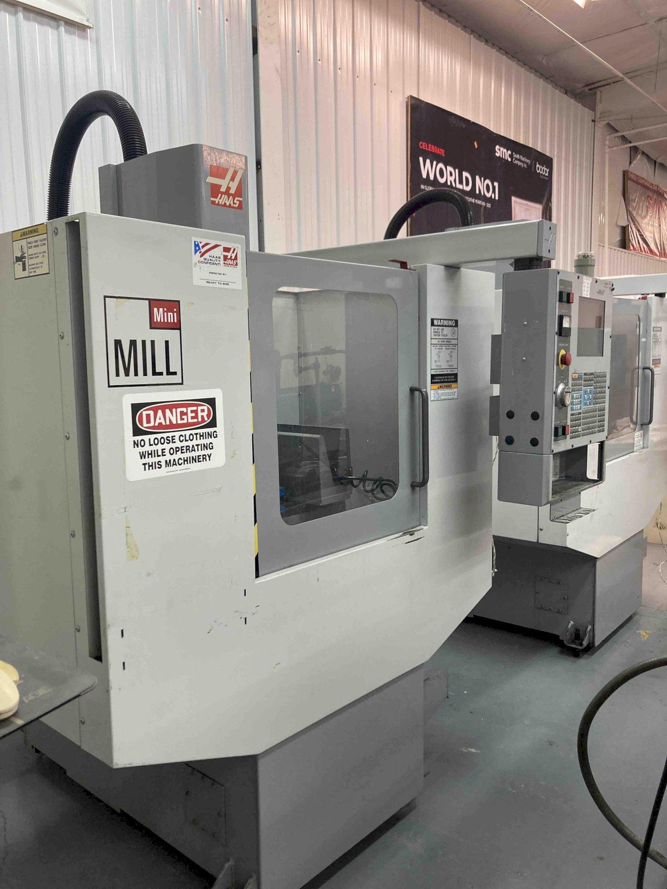 1 - PREOWNED HAAS CNC VERTICAL MACHINING CENTER, MODEL #: MINI MILL, S/N: 42994