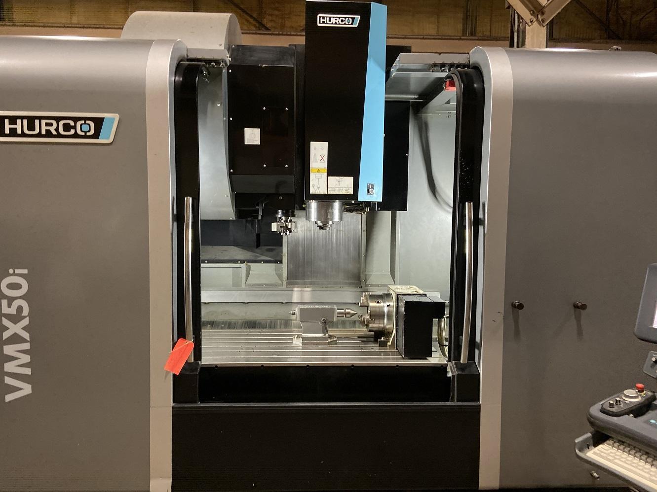 HURCO (2013) VMX50I CNC 4-AXIS VERTICAL MACHINING CENTER WITH WINMAX MILL V.09.01.38ST CNC TOUCH SCREEN CONTROL, 59