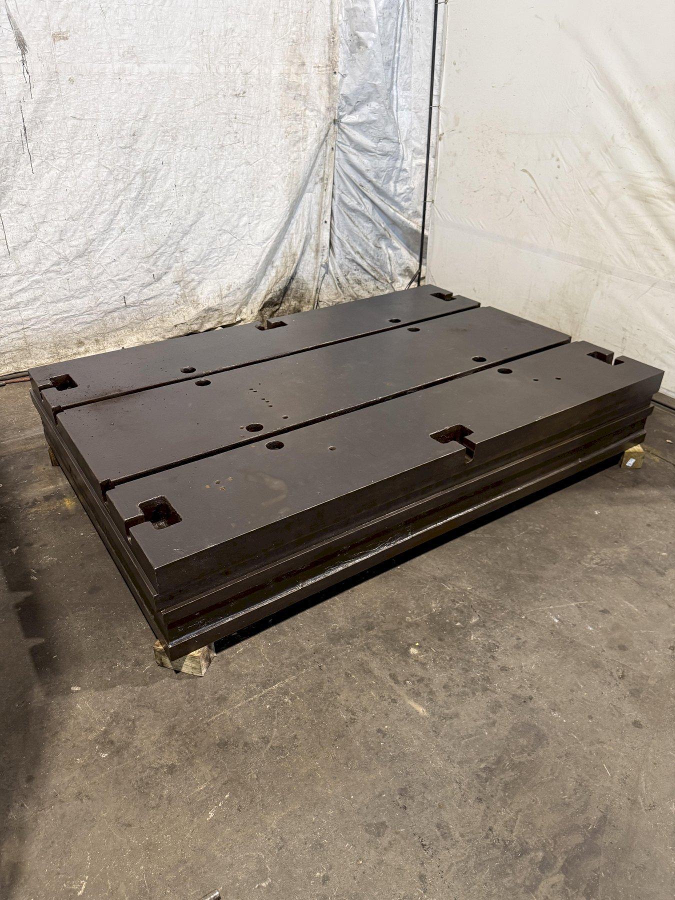 60" X 90" X 14" T-SLOTTED FLOOR PLATE. STOCK # 0632221