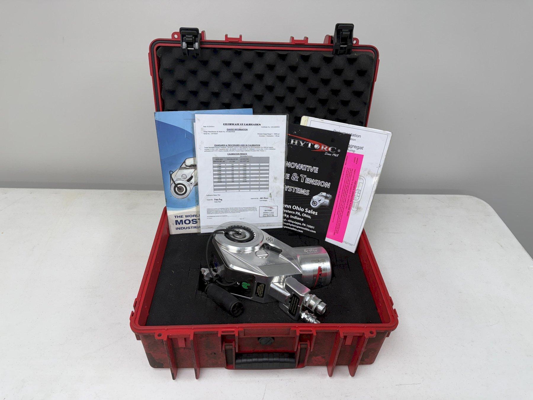 1.5" HYTORC MODEL #AVANTI AV-10 HYDRAULIC TORQUE WRENCH: YOBRO #24175