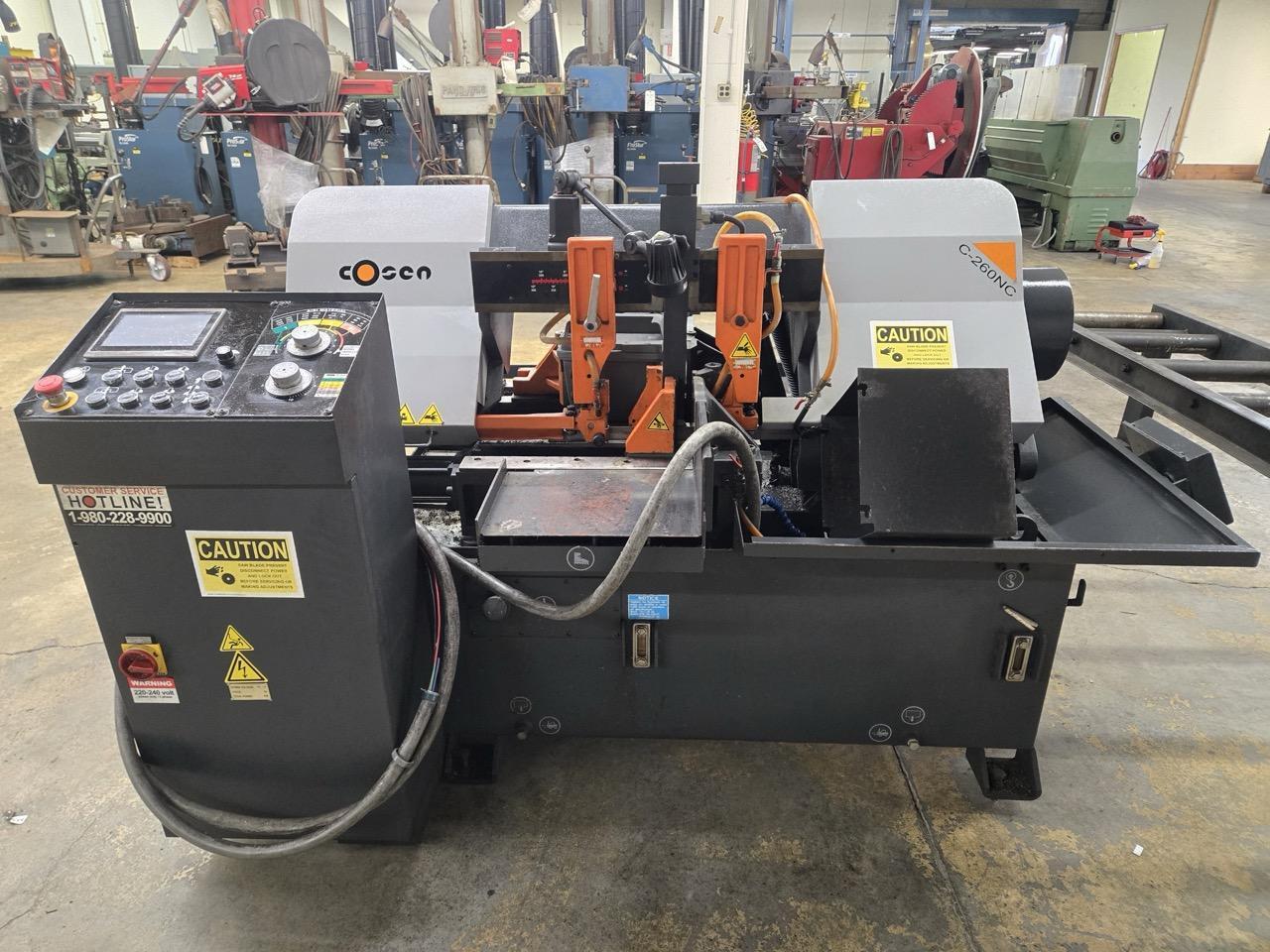 10” X 11” Cosen C-260NC Automatic Horizontal Band Saw – 2019