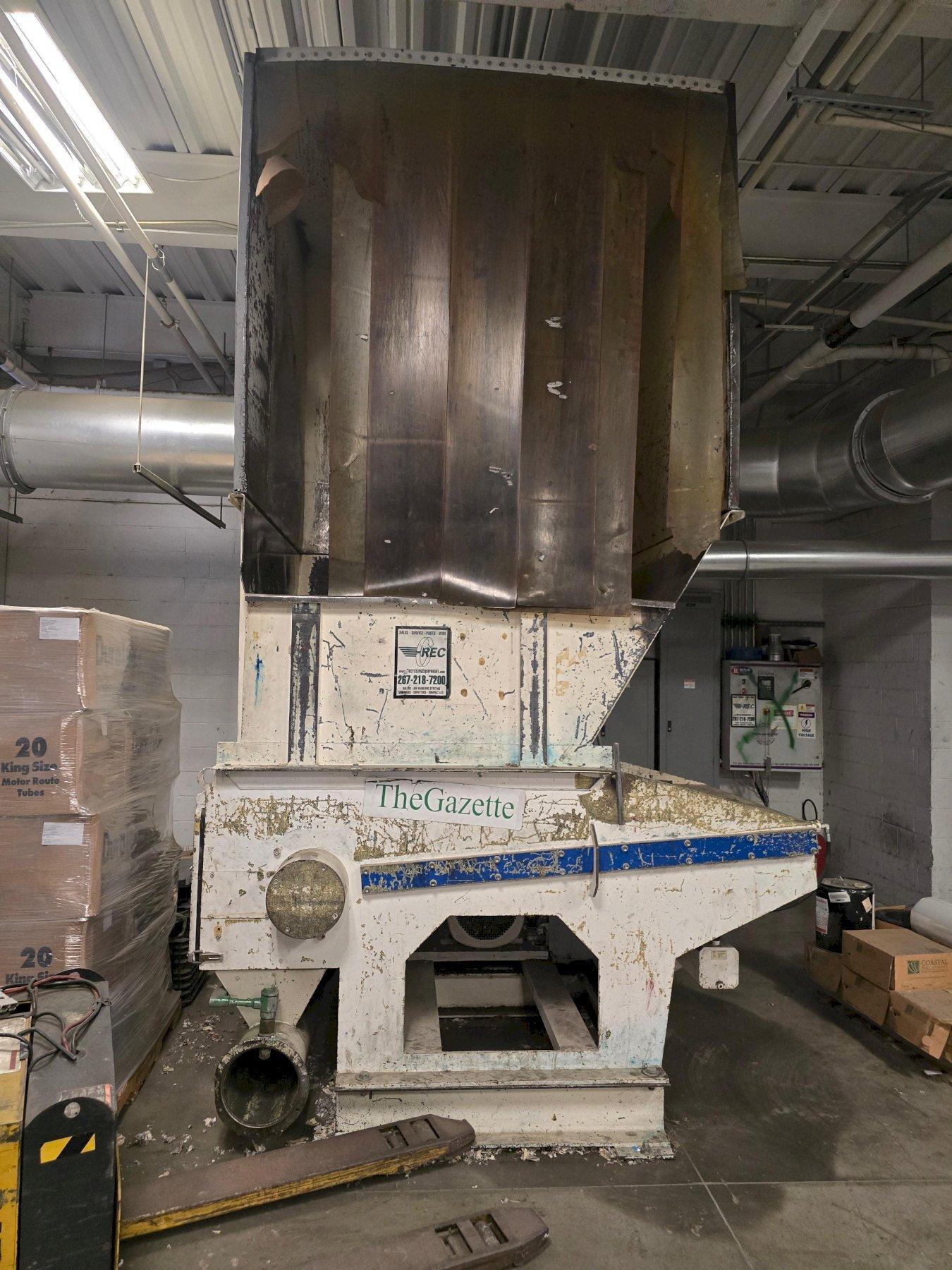 60 HP VECOPLAN RG42/60 XL SHREDDER. STOCK # 0670925