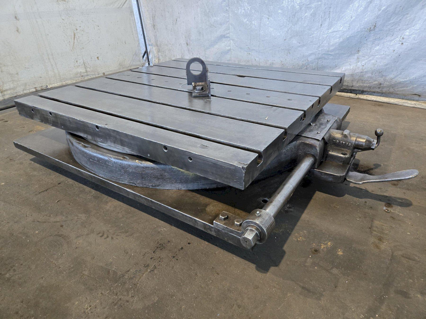 48" x 48" AIR LIFT ROTARY TABLE. STOCK #0548626