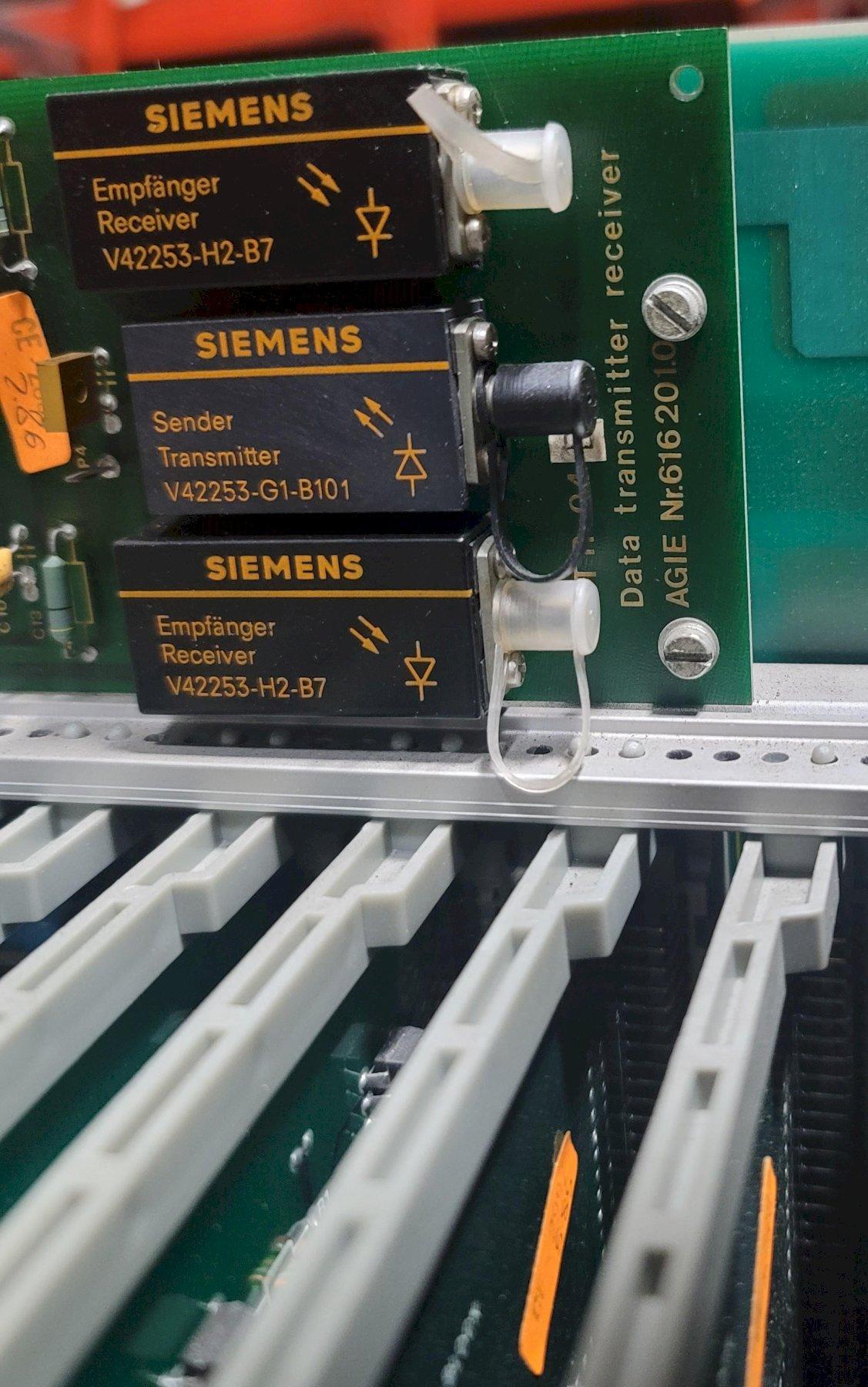 AGIE NR 616011 3 BACK BOARD BAB-01 B WITH TERMINAL SIGNAL BLOCK BOARDS STB-01 A