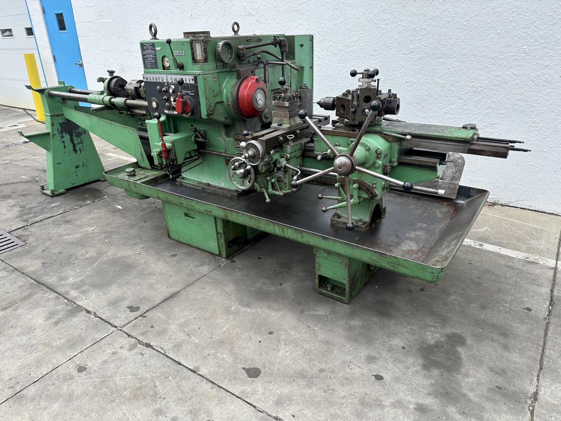 #4 WARNER & SWASEY MODEL # 2240 RAM TYPE TURRET LATHE: STOCK #78924