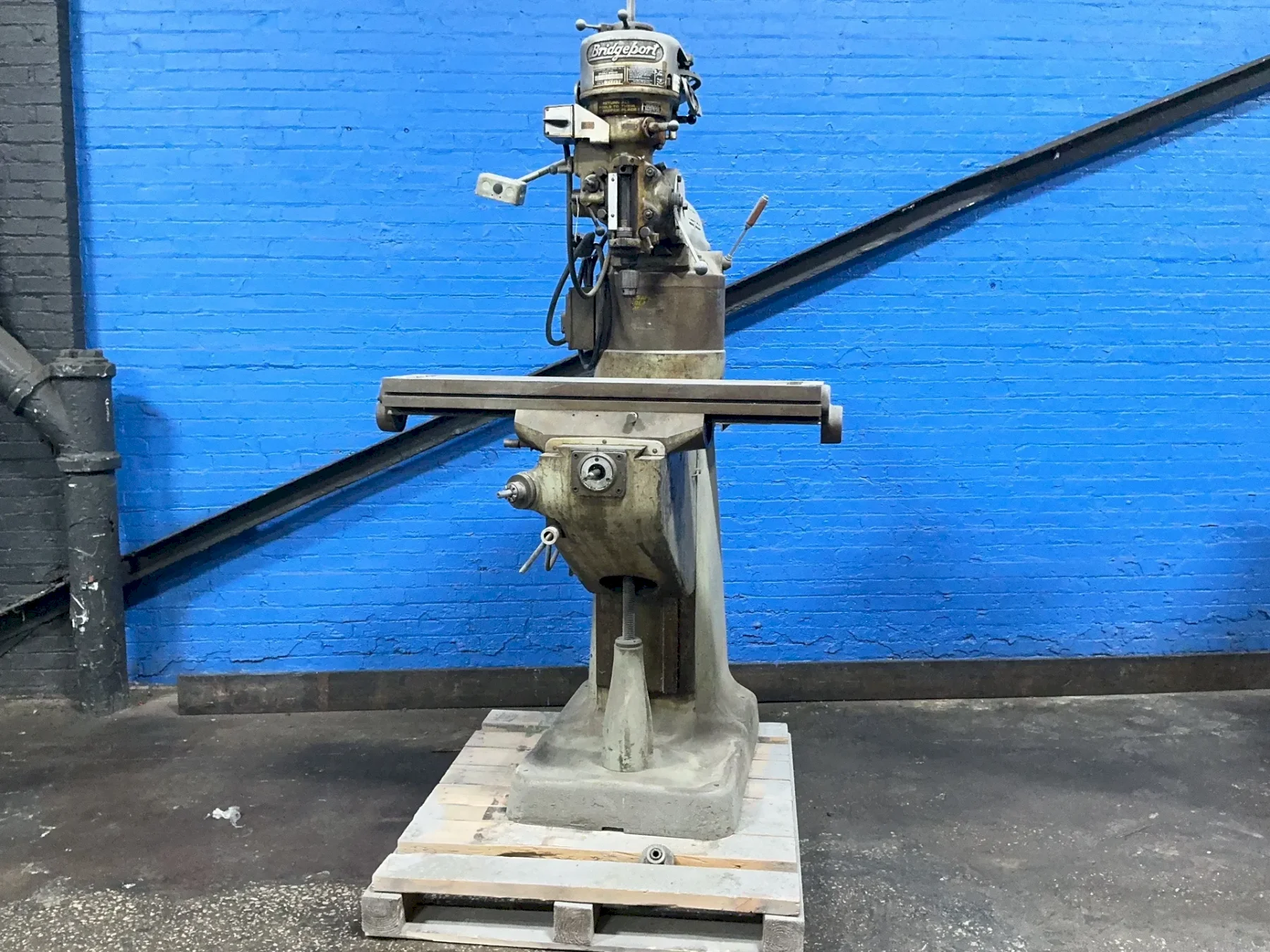 BRIDGEPORT 9”X42” TABLE VERTICAL MILL  -  74754