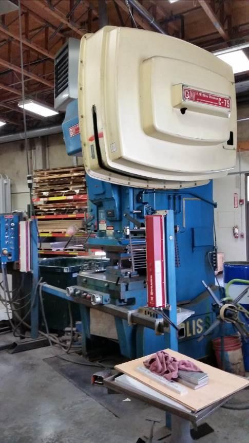 75 TON BLISS C-75 GAP FRAME PRESS