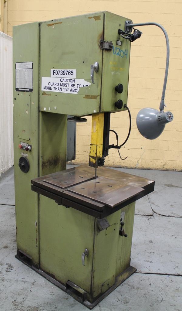 20' START RITE MODEL #V500F VERTICAL BANDSAW: STOCK #63537