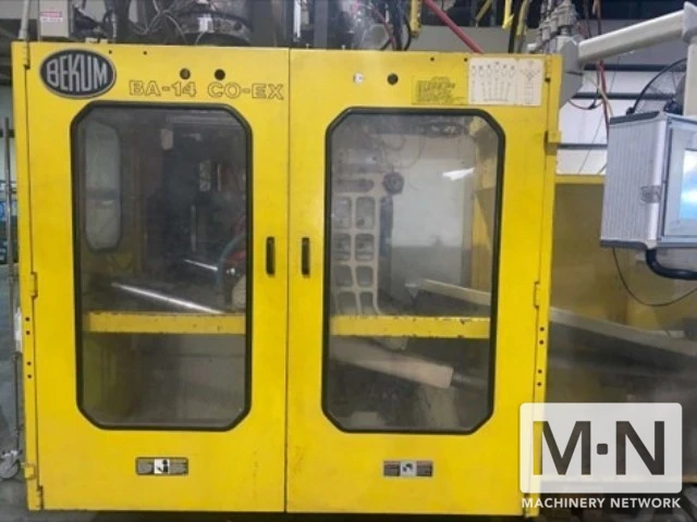 BEKUM MODEL BA14 MULTI LAYER EXTRUSION BLOW MOLDING MACHINE MFG 2006