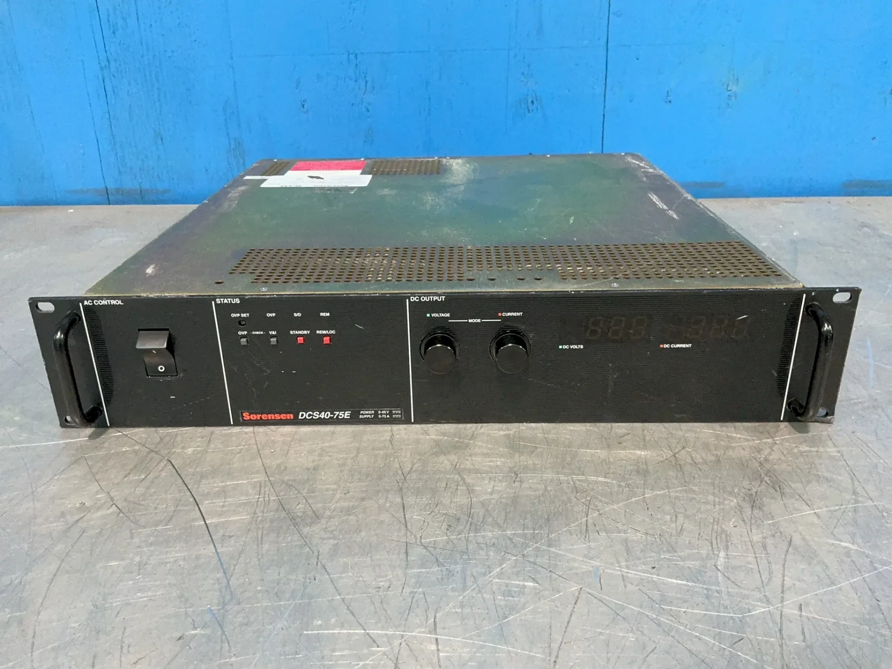 SORENSEN POWER SUPPLY  -  DCS40-75EM9C