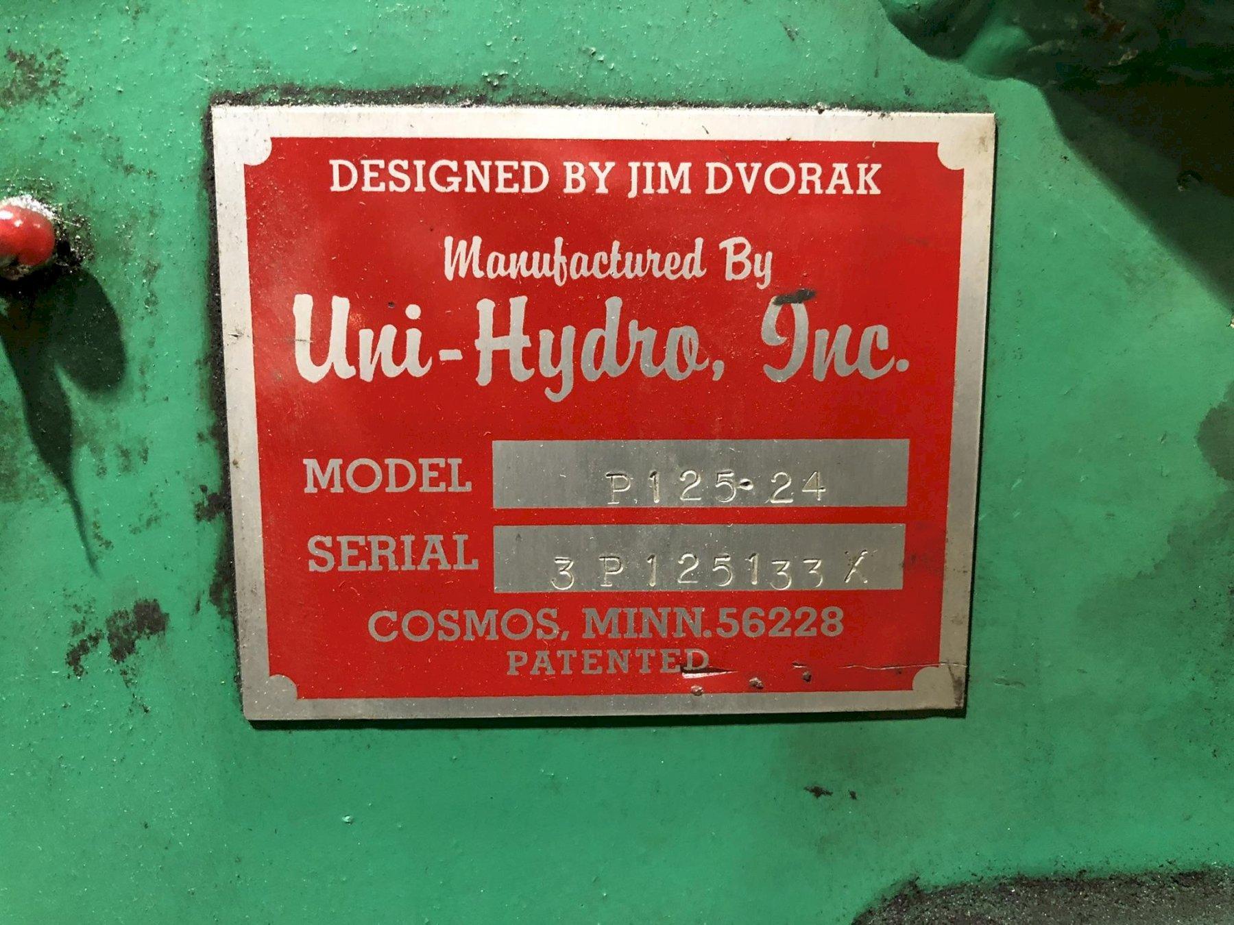 125 Ton Unihydro Hydraulic Ironworker Model P125-24