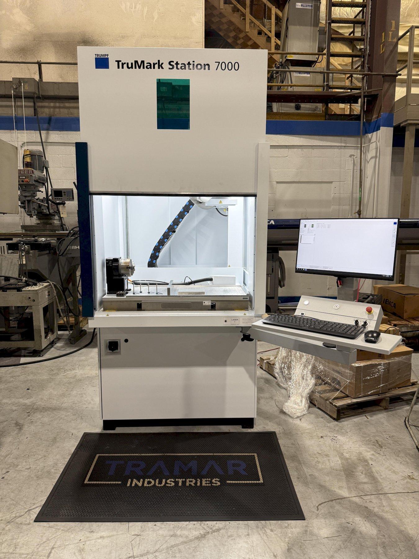 2023 Trumpf TruMark Station 7000 Used Rotary Laser Marker For Sale