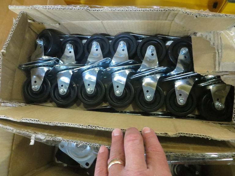 Caster Wheels- Large Assortment- Auction Item